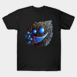 Silly Smiling Face With Escaping Fairies T-Shirt